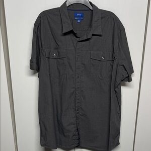 Apt. 9 Charcoal Button-Up Shirt